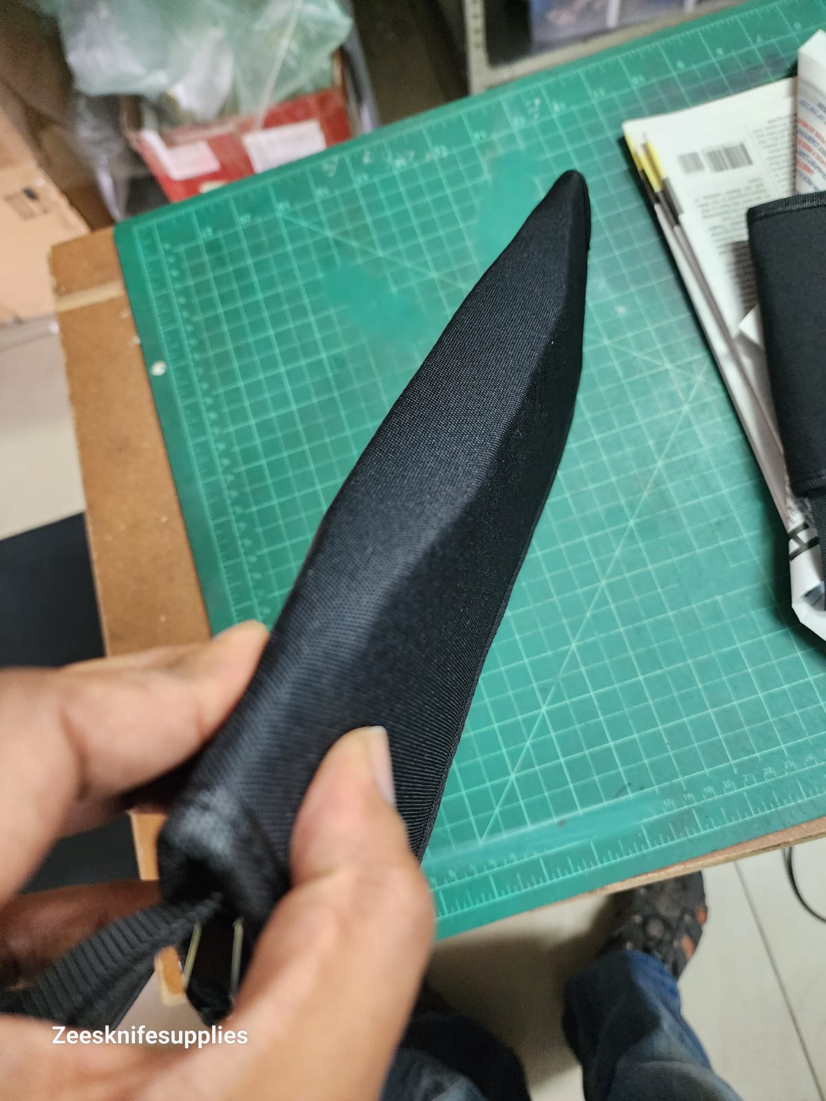 Knife Pouch-Black-Large - Image 2