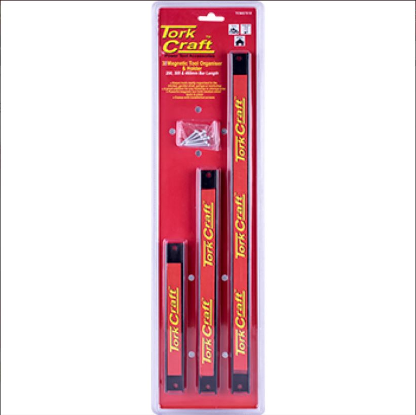 MAGNETIC TOOL ORGANISER/HOLDER 3PCE SET 200-305-460MM BAR LENGTH