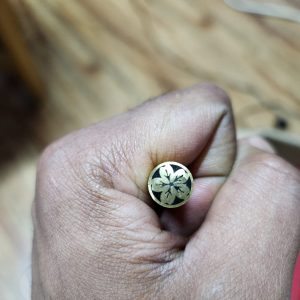 Mosaic Pin Power Flower - 9.5mm