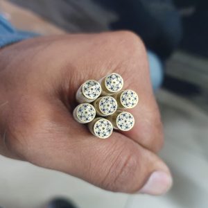 Mosaic Pin - M F 5