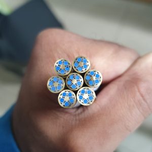 Mosaic Pin - B M R - 5