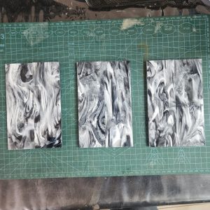 Midnight Smoke - Acrylic handle scales - Set