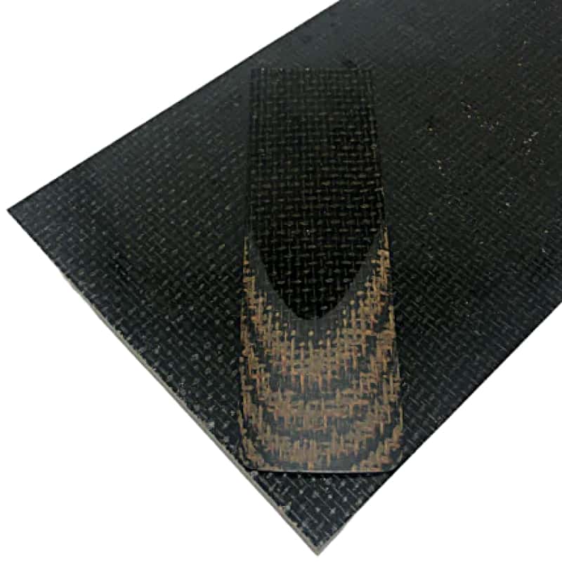 Current Composites - Burlap Micarta - Burlap Micarta- MOSSY OAK