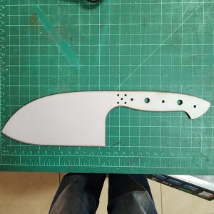 Cutlery - K1 - Midi Serbian Cleaver - Heat treated - stainless