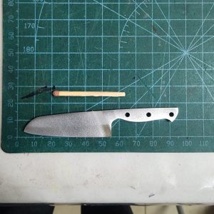 Mini DH Santoku - Heat treated - Stainless Steel