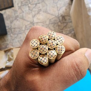 Mosaic Pin - J - M - 6 - B - 2