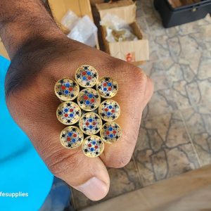 Mosaic Pin - J.M - 8 - B -1