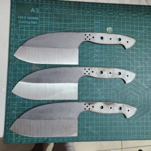 Cutlery - K1 - Midi Serbian Cleaver - Ground - Heat treated