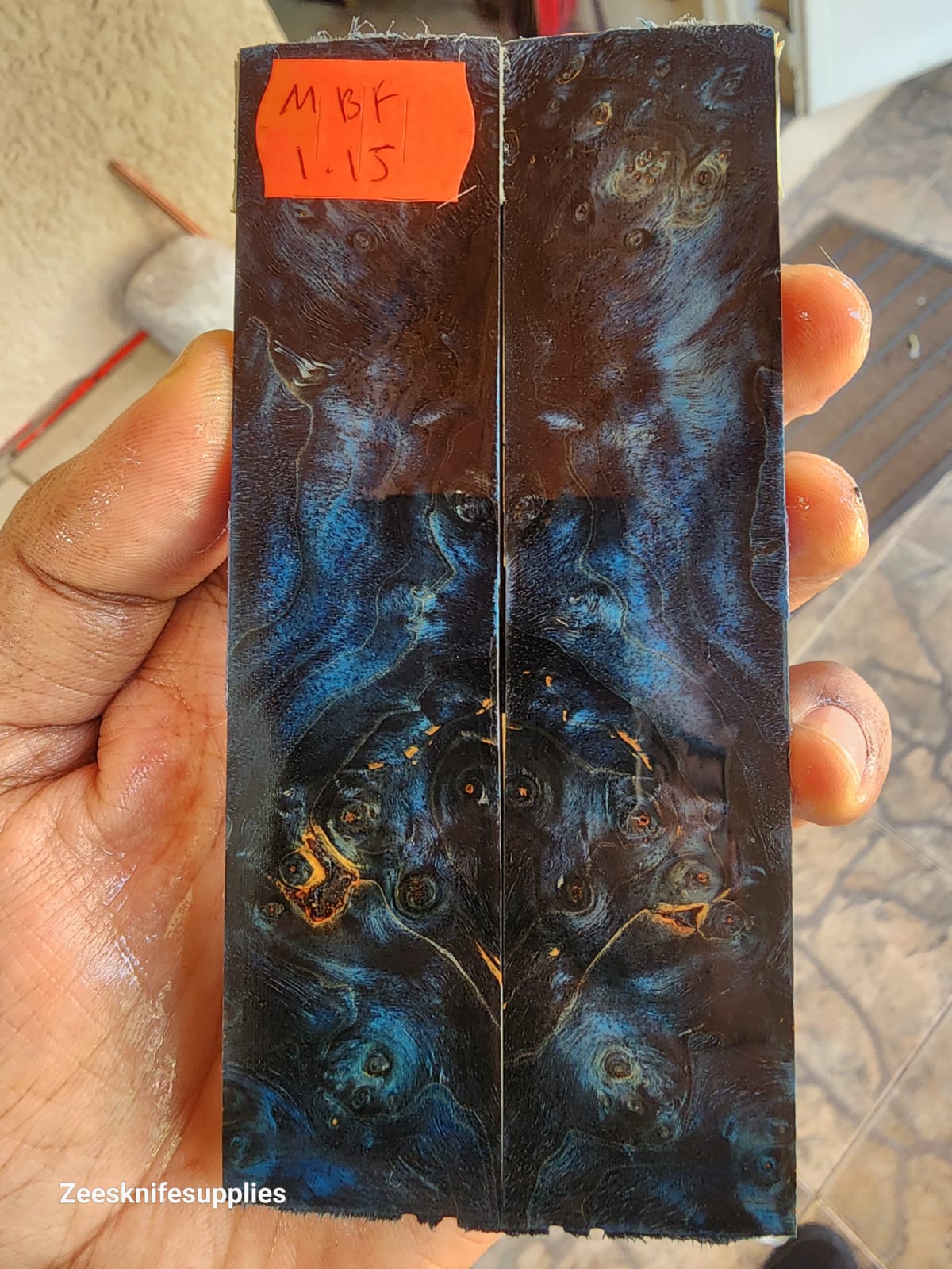 Maple Burl Scale Set - MBF - 1.15