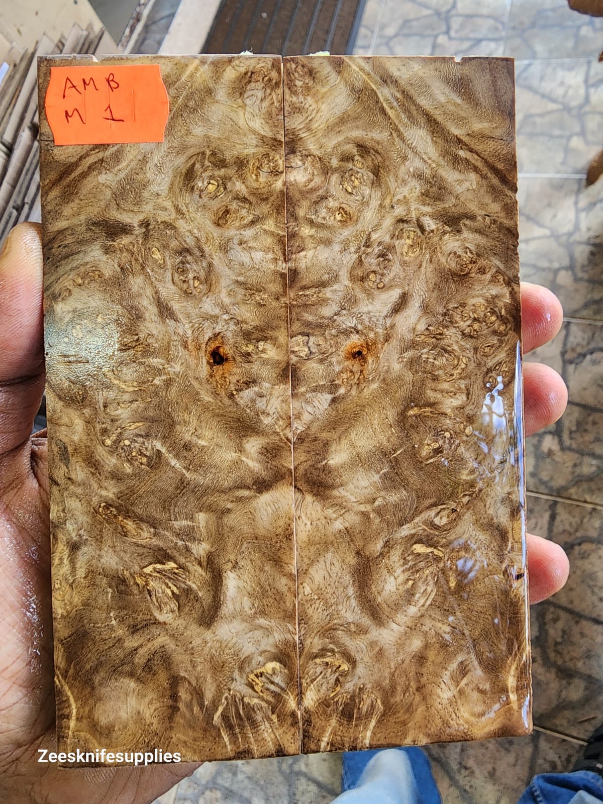 Amboyna Burl Set of Scales - AMB M 1