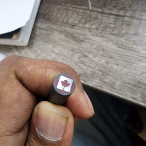 Carbon Fibre Tube - Mosaic Pin Canada - CF 3 - 8.0mm