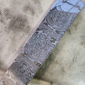Stainless Steel Damascus - Bulls Eye Pattern - S - 220*30*3