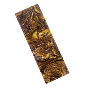 Swirls Resin Yellow/White/Purple - 120*40*8 - Set of scales