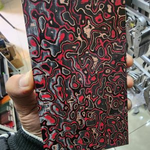 Copper Swirl Carbon Fibre - 160*90*4 - Red