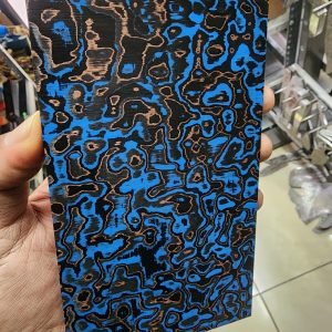 Copper Swirl Carbon Fibre - 160*90*4 - Blue