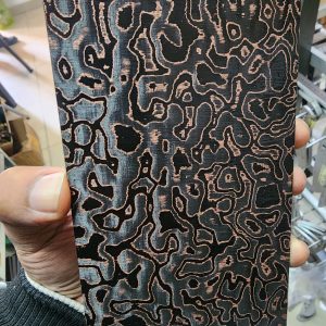 Copper Swirl Carbon Fibre - 160*90*4 - Black