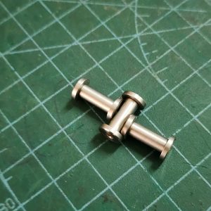 Alternative view of Flat Head - Pivot Screw - 12.8mm Total Length