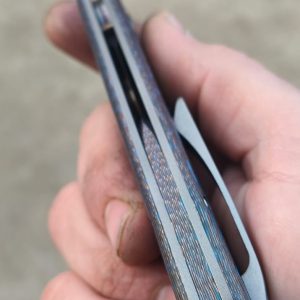 Alternative view of Copper Swirl Carbon Fibre - 160*90*4 - Blue