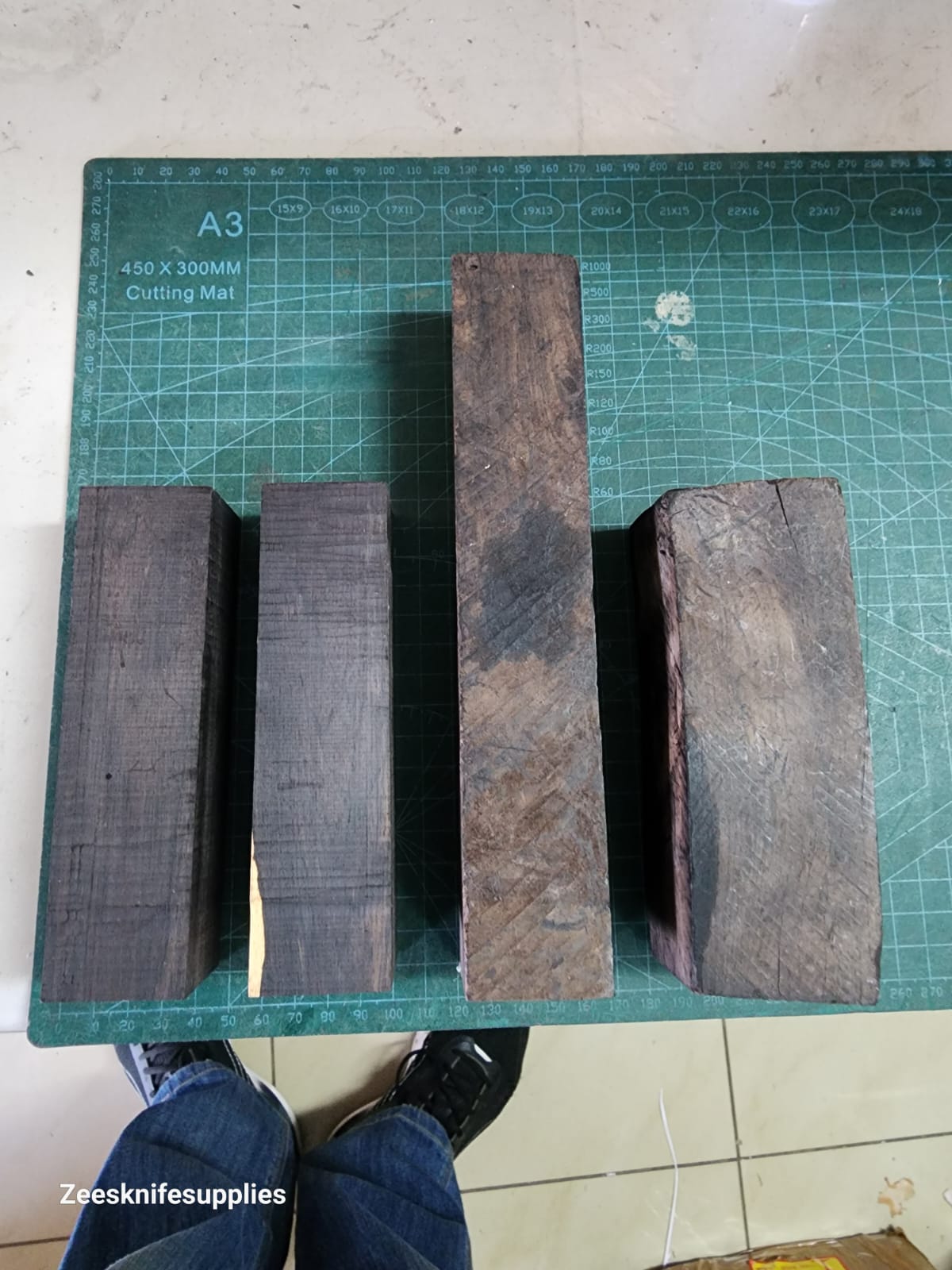 African Blackwood Blocks - Pack 6