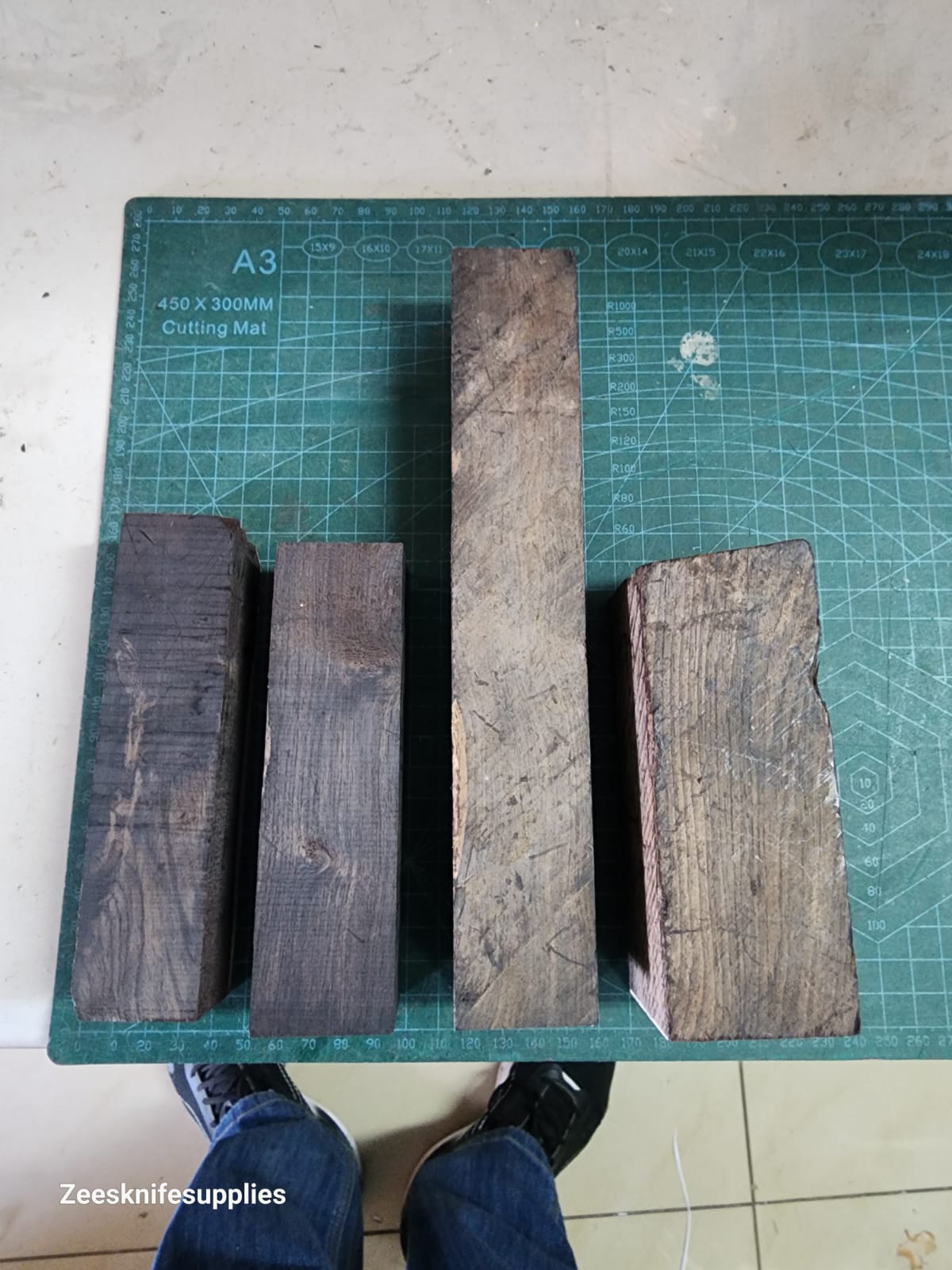 African Blackwood Blocks - Pack 7