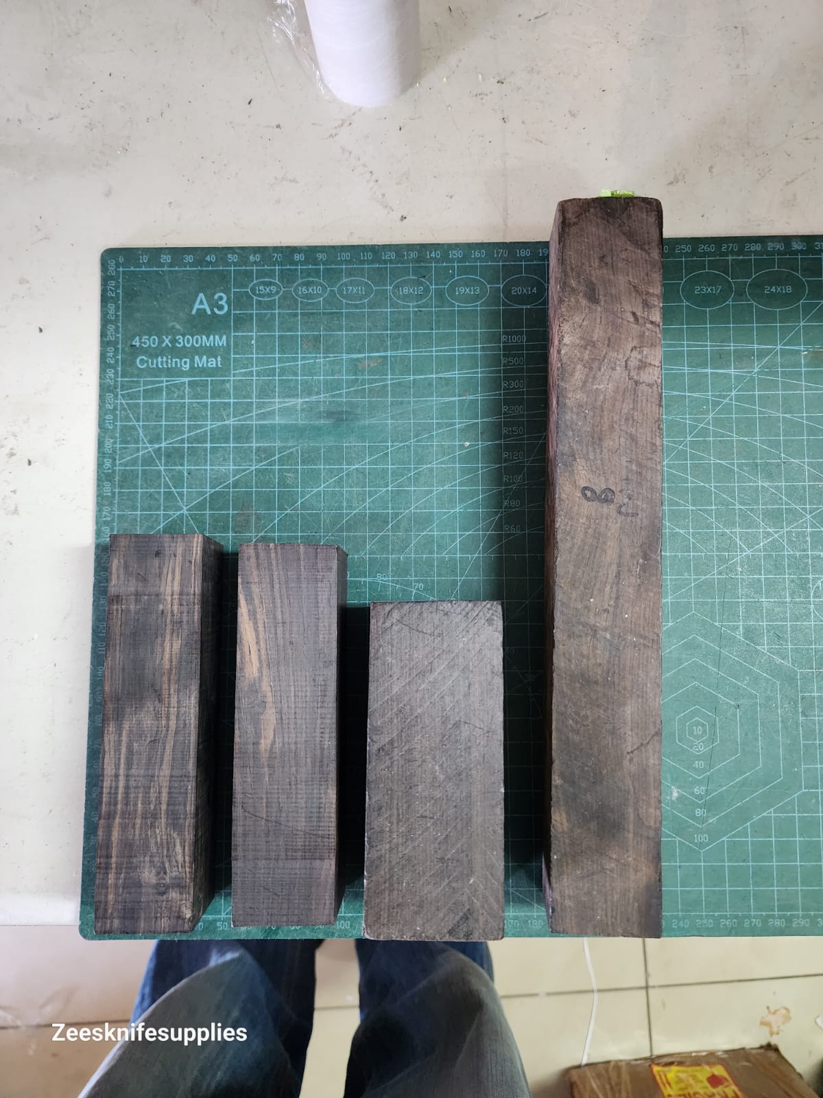 African Blackwood Blocks - Pack 8