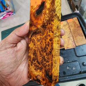 Amboyna Burl Block - A M B - B J 4