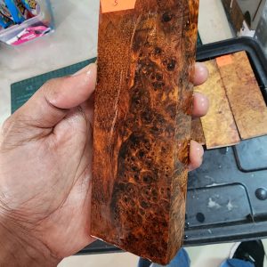 Amboyna Burl Block - A M B - B J 5