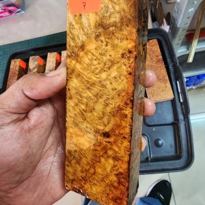 Amboyna Burl Block - A M B - B J 7