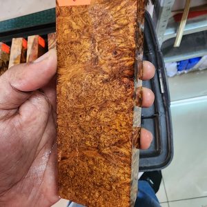 Amboyna Burl Block - A M B - B J 8