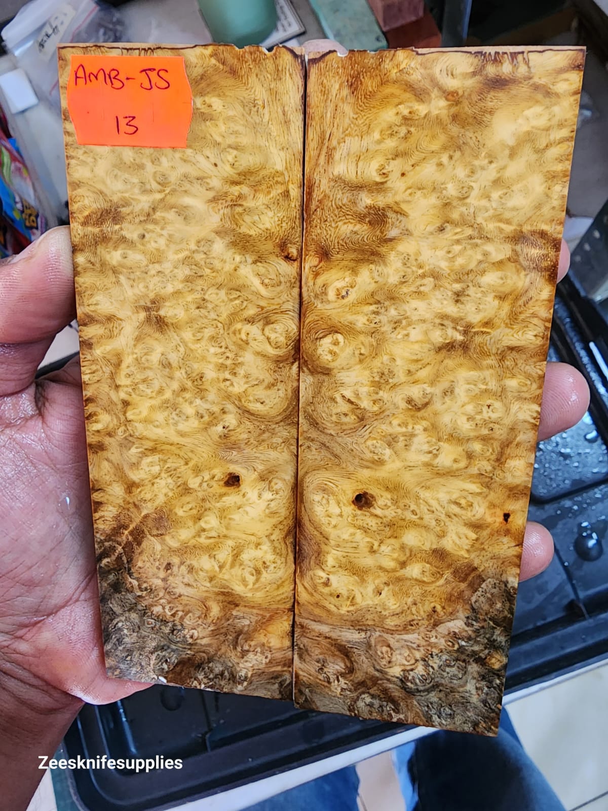 Amboyna Burl Set of Scales - A M B - J S 13