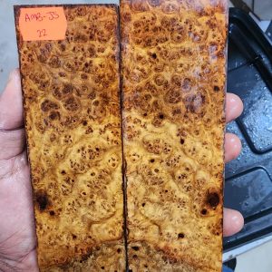 Amboyna Burl Set of Scales - A M B - J S 22