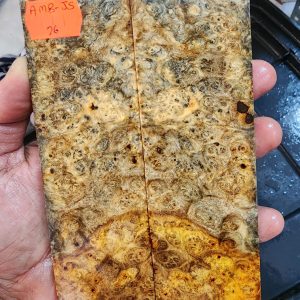 Amboyna Burl Set of Scales - A M B - J S 26
