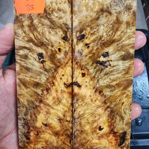 Amboyna Burl Set of Scales - A M B - J S 33