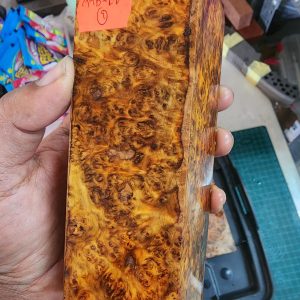 Amboyna Burl Block - A M B - B B 9 - Large Block