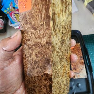 Amboyna Burl Block - A M B - B B 13 - Large Block