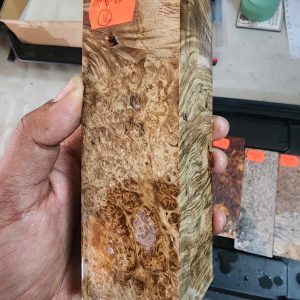 Amboyna Burl Block - A M B - B B 16 - Large Block