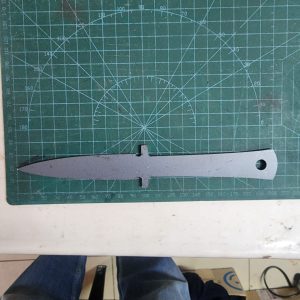 Practice Blank - Dagger - MILD STEEL - 4mm