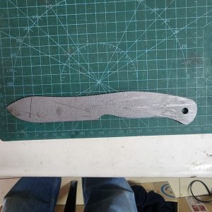 Practice Blank - Nessmuk Hunter - MILD STEEL - 4mm