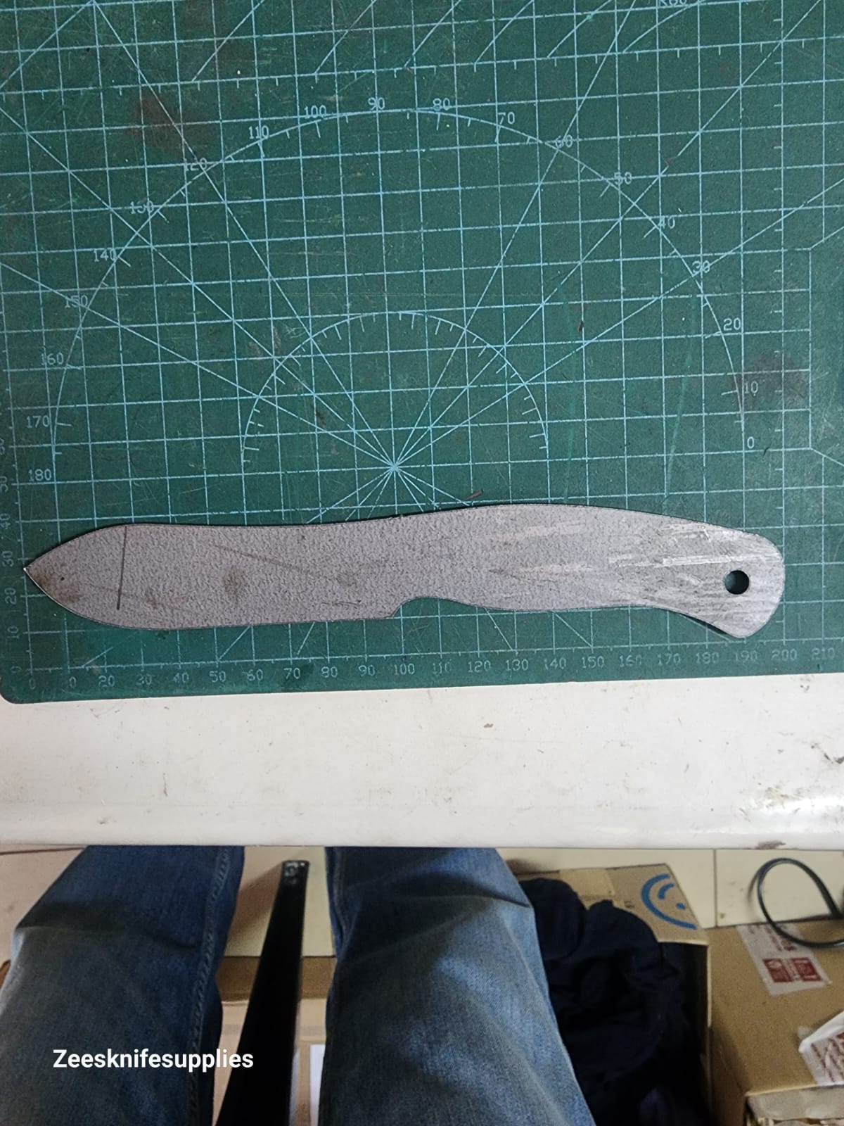 Practice Blank - Nessmuk Hunter - MILD STEEL - 4mm
