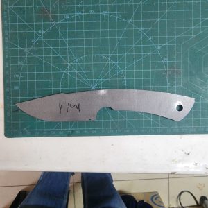 Practice Blank - Mako Hunter - MILD STEEL - 4mm