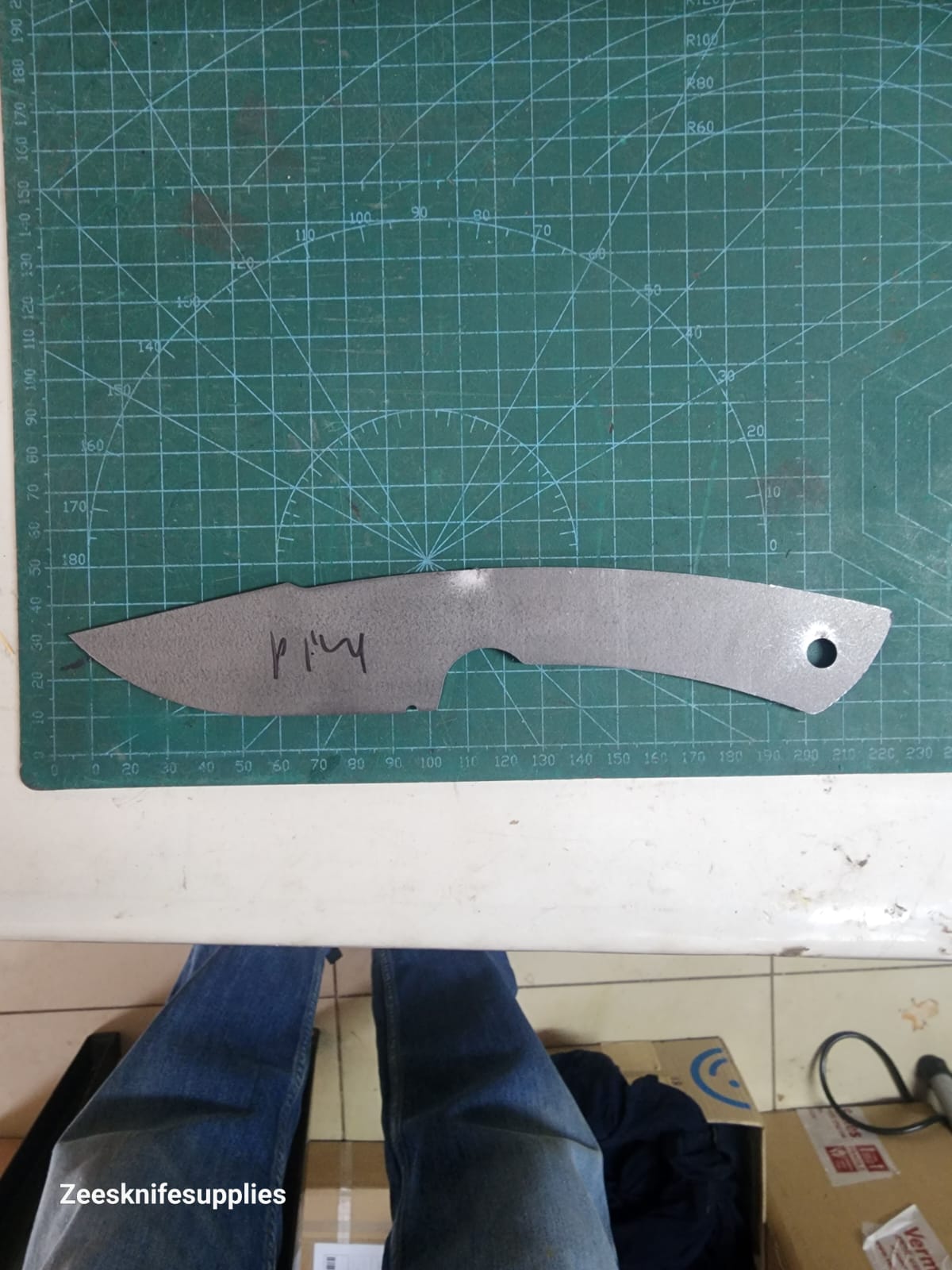 Practice Blank - Mako Hunter - MILD STEEL - 4mm