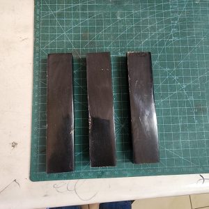 Alternative view of Black Buffalo Horn Block