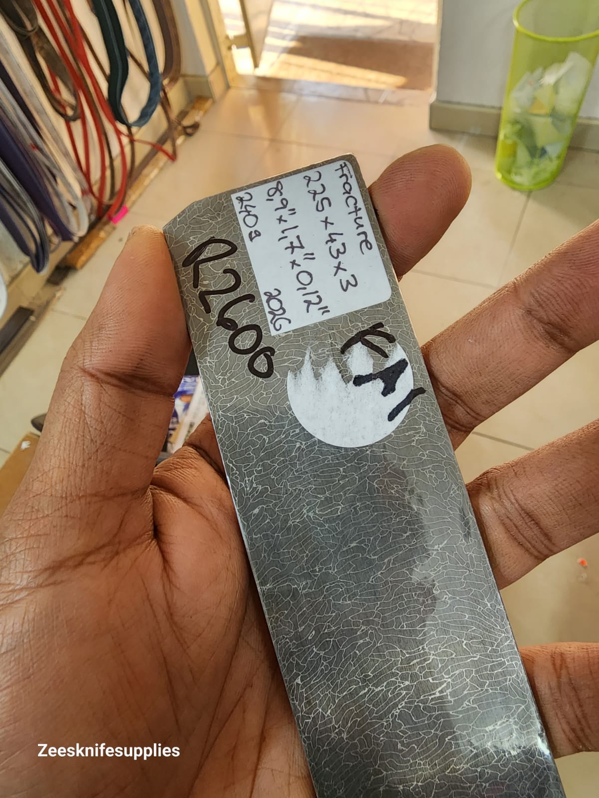 Fracture Pattern Damascus - F A 1 - Bertie Rietveld