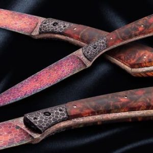 Alternative view of Dragonskin Pattern Damascus - D A 1 - Bertie Rietveld