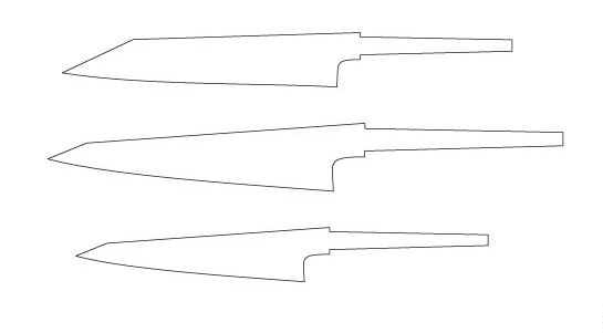 Knife Template Design
