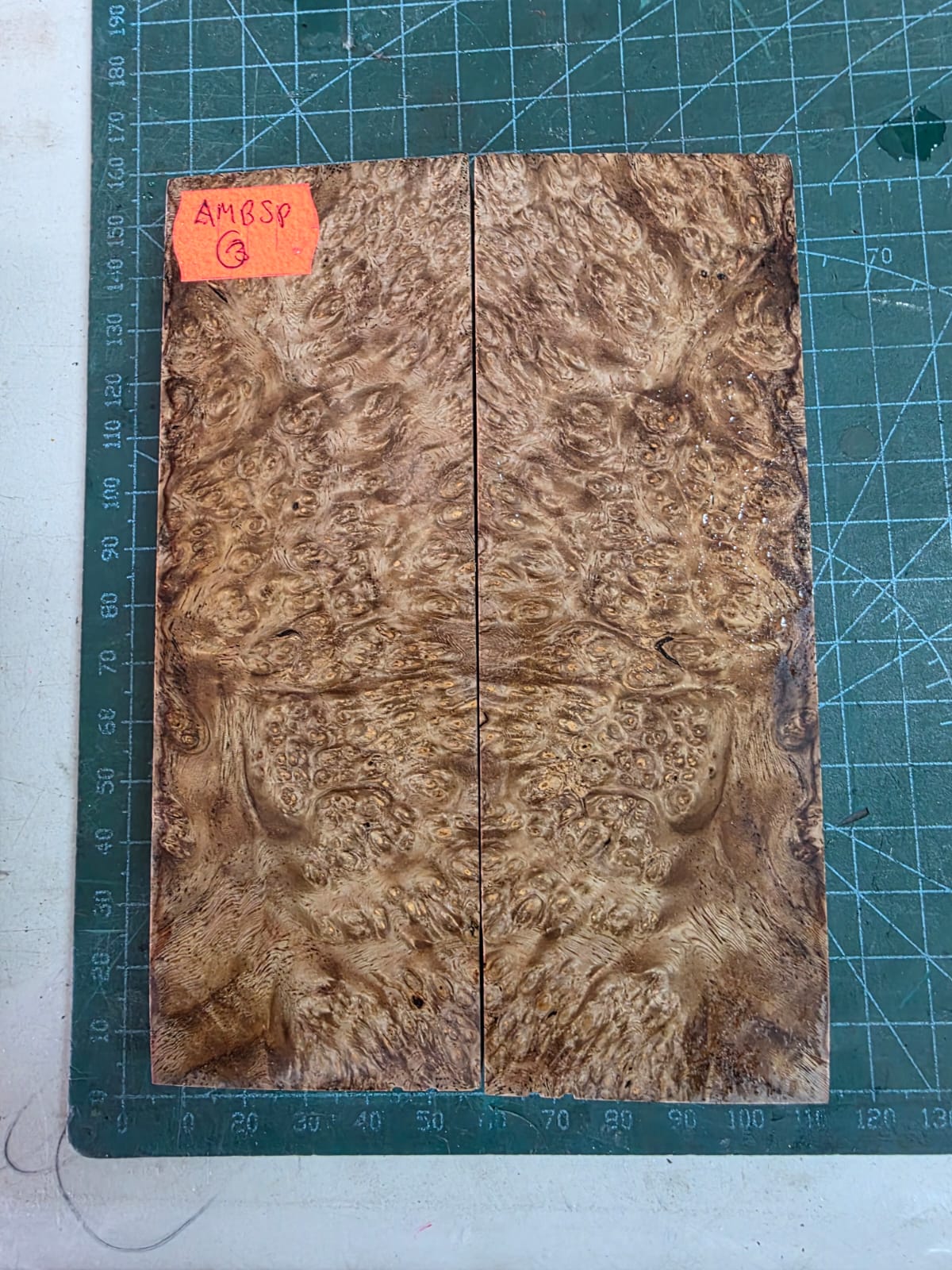 Amboyna Burl Set of Scales - AMBSP 3