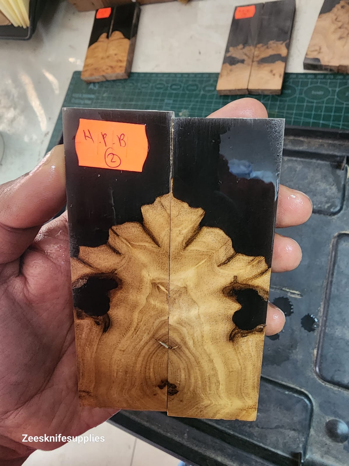 Burl - Hard Pear Hybrid Resin Scale Set - H P B - 2