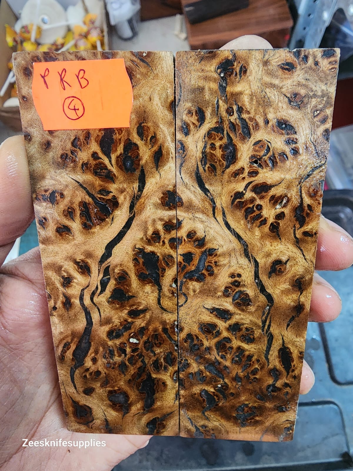 Burl - Red Pepper Burl Hybrid Resin Scale Set - P R B - 4