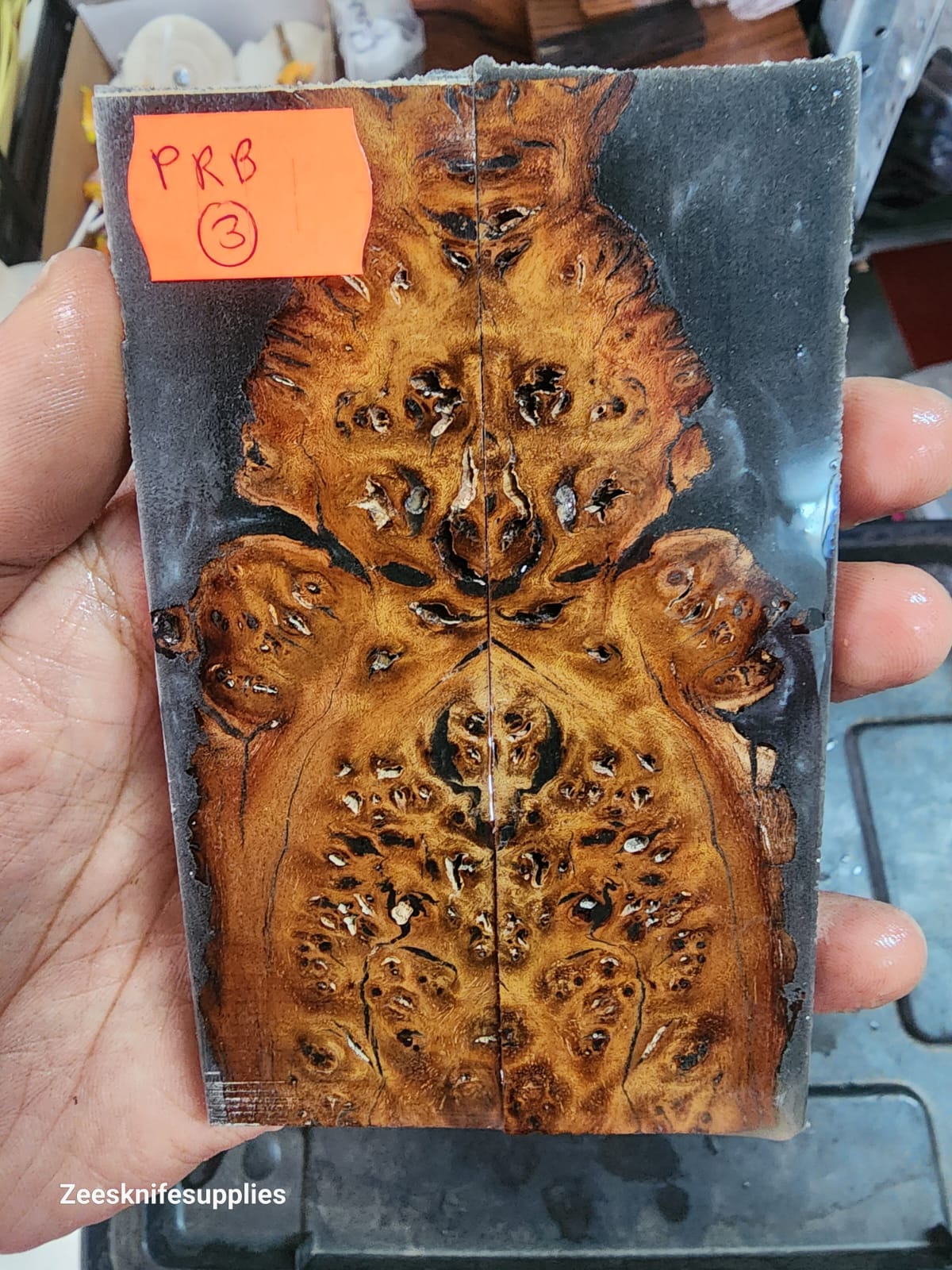 Burl - Red Pepper Burl Hybrid Resin Scale Set - P R B - 3