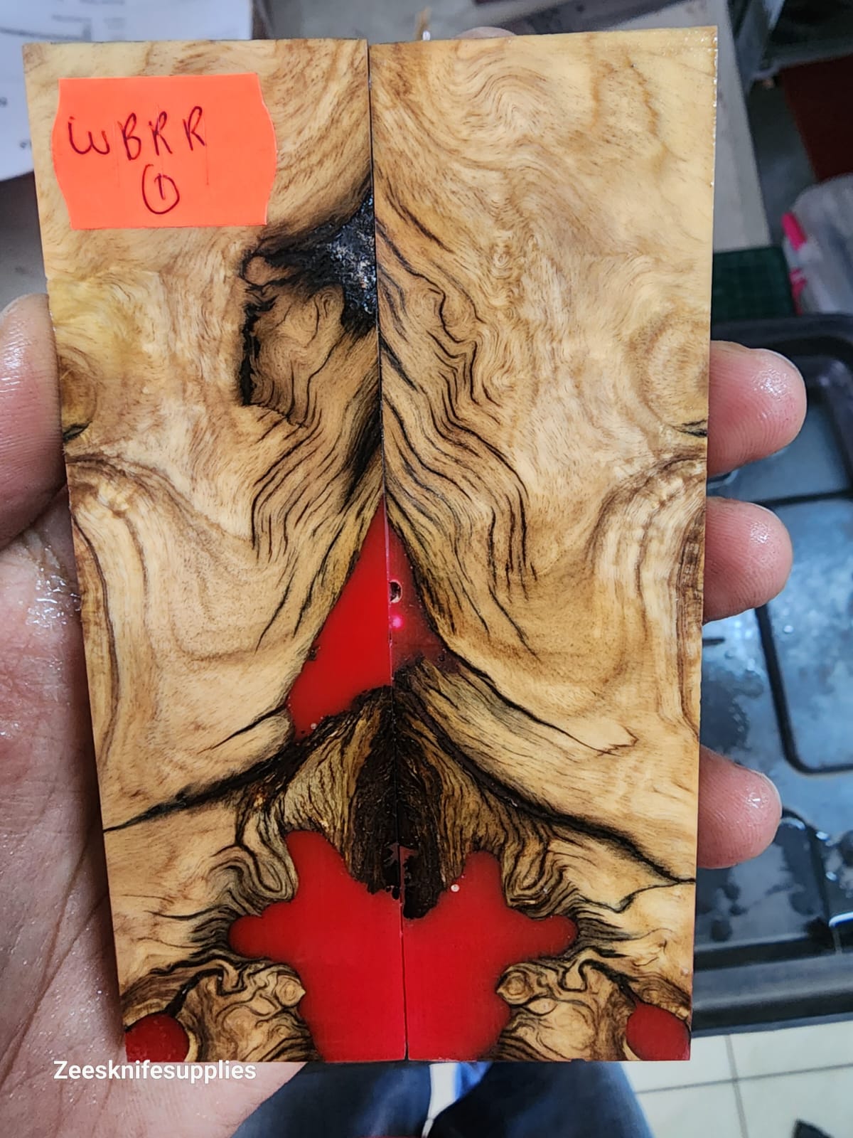 Burl - Wild Olive Hybrid Resin Scale Set - W B R R - 1